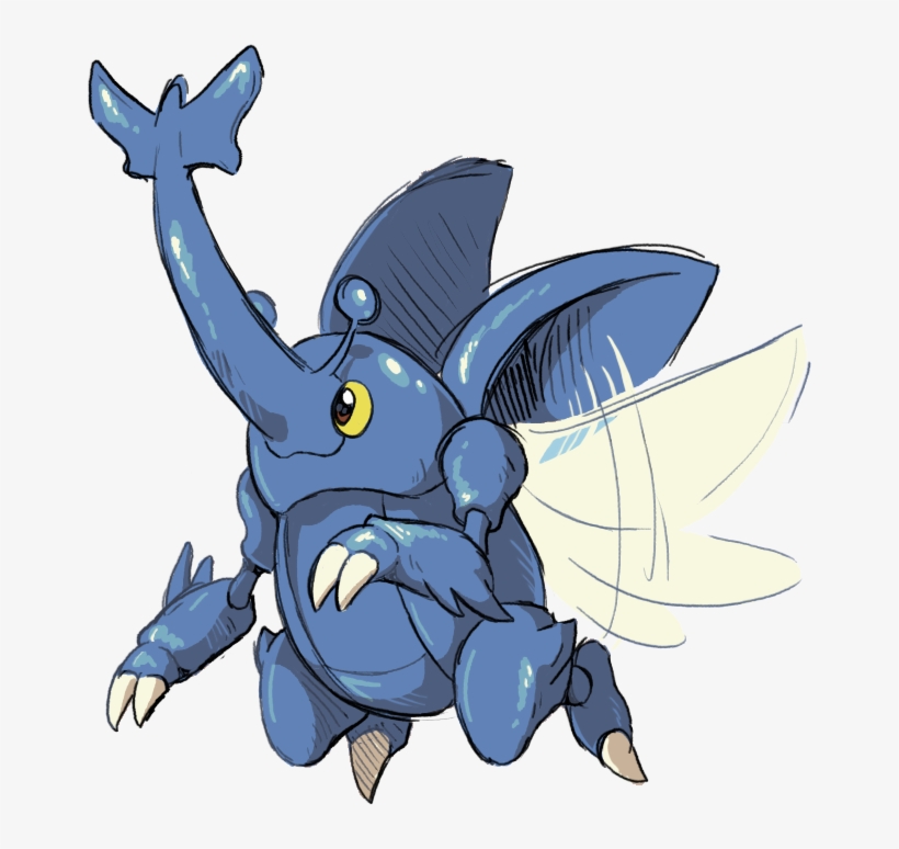 Heracross For @batwink - Cartoon, transparent png download