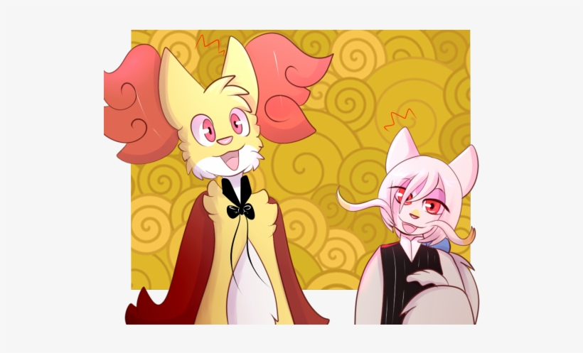 The Misadventures Of Basil The Delphox - Cartoon, transparent png download