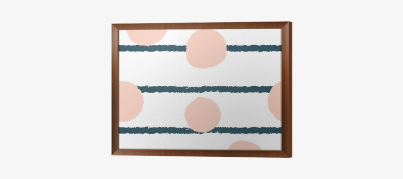 Quadro Com Moldura Mão Desenhada Sem Costura Padrão - Eye Shadow, transparent png download