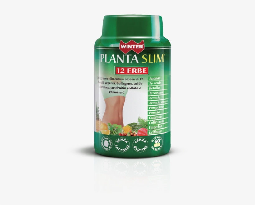 Planta Slim 12 Erbe (60cps), transparent png download