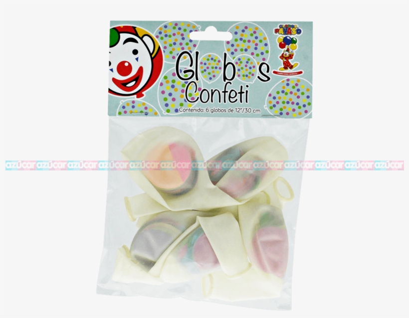 Fabsel Globo Transparente Confeti - Construction Paper, transparent png download