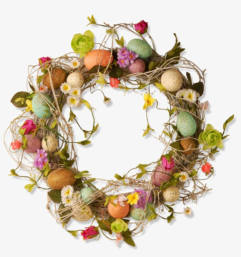 Easter Wreath Png Image - Easter Wreath Png, transparent png download