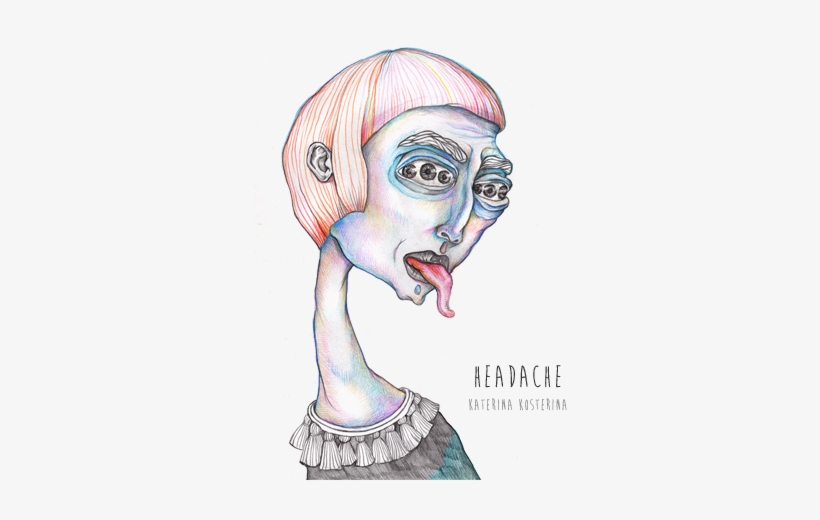 “i Had A Headache On The Left Side Of My Brain, So - Illustration, transparent png download