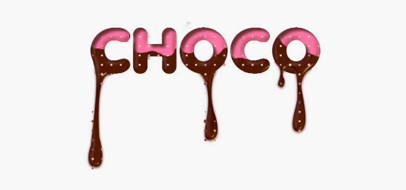 Como Fazer Fonte De Chocolate - Fonte De Letra Escorrendo, transparent png download
