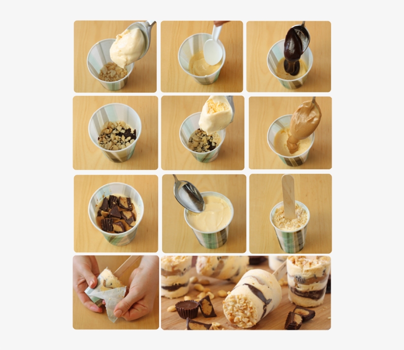 Tarta Helada, Helado Casero, Chocolate Derretido, Helado - Food Recipe Step By Step, transparent png download