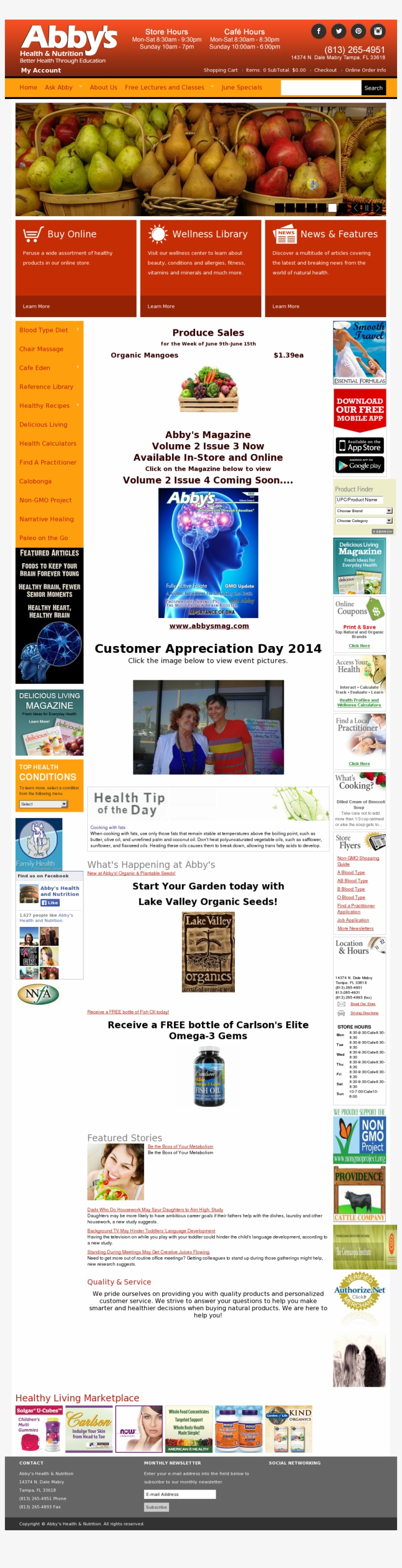 Abby's Health And Nutrition Competitors, Revenue And - Online Advertising, transparent png download