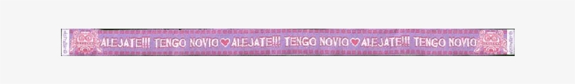 Pulsera Listón Aléjate Tengo Novio - Office Ruler, transparent png download