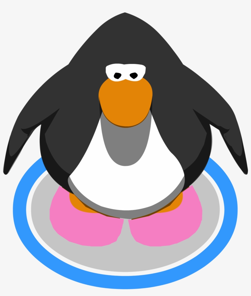 Disgust Shoes In-game - Club Penguin Blue Penguin, transparent png download