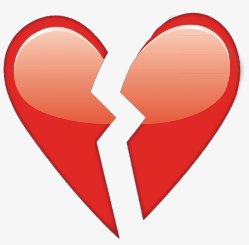 Emoji Heart Broke Png, transparent png download