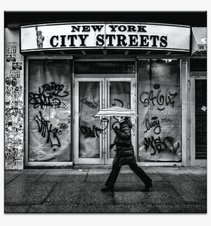 Ny City Streets - Monochrome, transparent png download