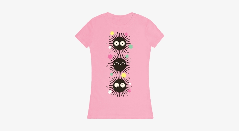 Happy Soot Sprites T-shirt - T-shirt, transparent png download