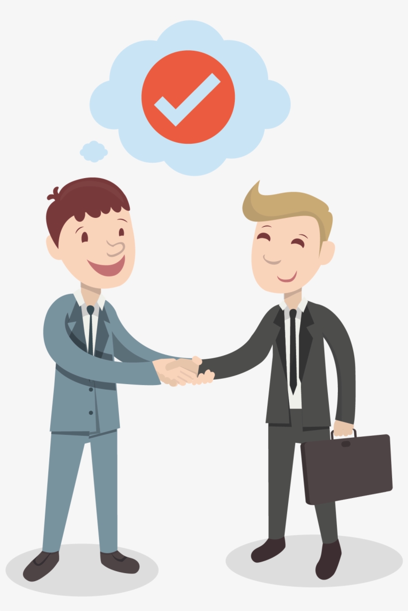 Thumb Image - Shake Hand Cartoon Png, transparent png download