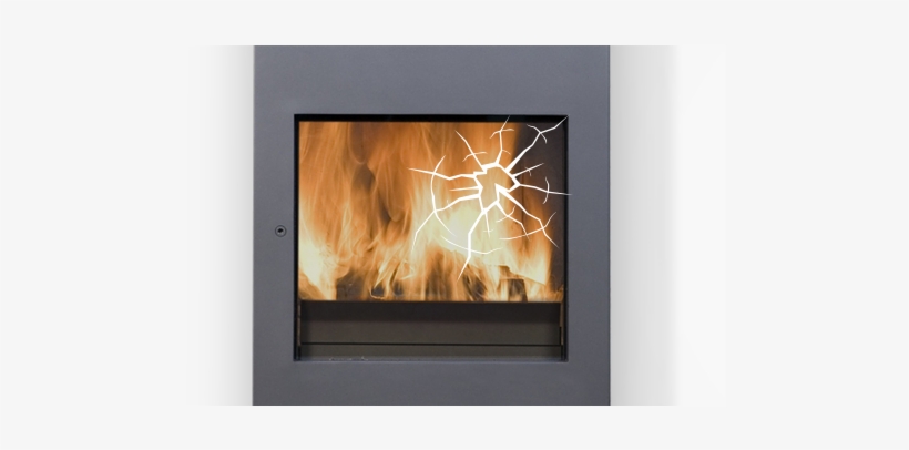 ¿se Le Ha Roto El Vidrio De La Estufa - Ddg Eco Blue Houtkachel, transparent png download