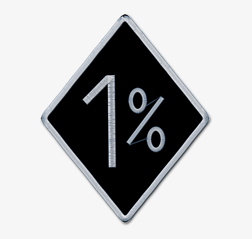 Outlaw Motorcycle Clubs And The Culture That Spawned - Logo 1%, transparent png download