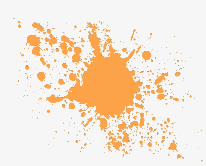 Trick Master Jishan Png Brush - Orange Color Splash Png, transparent png download