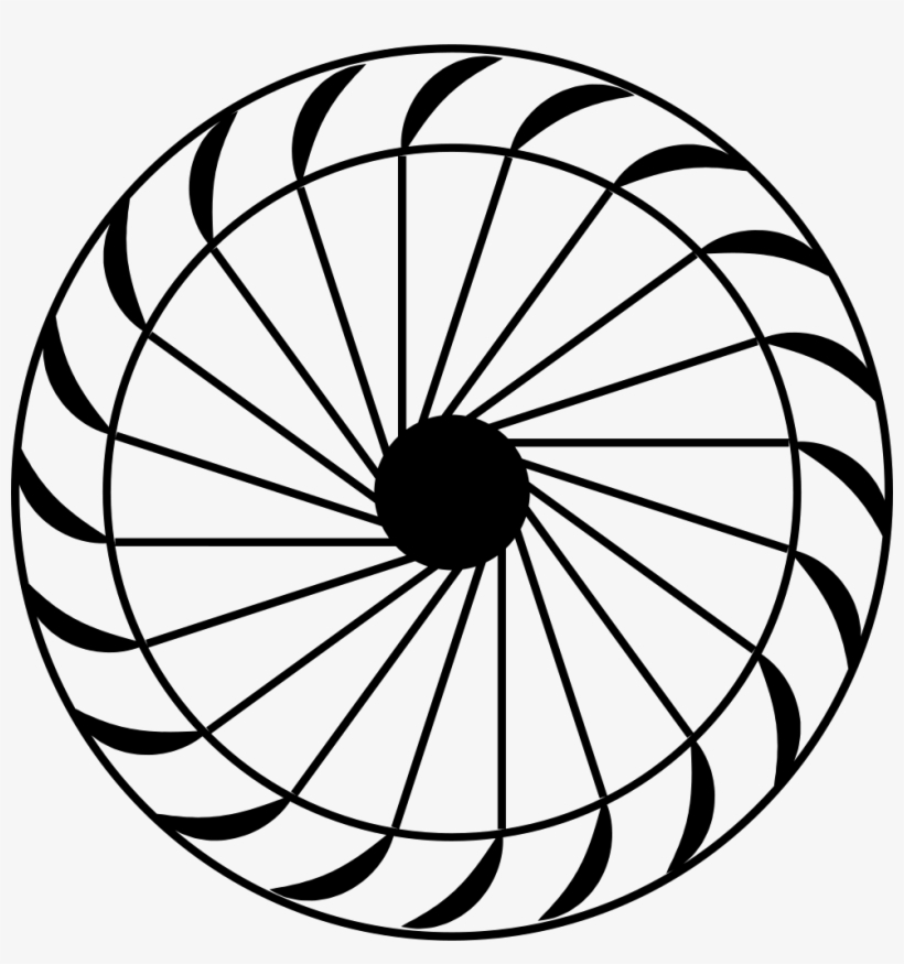 Crossflow Turbine Comments - Cross Flow Turbine Sketch, transparent png download