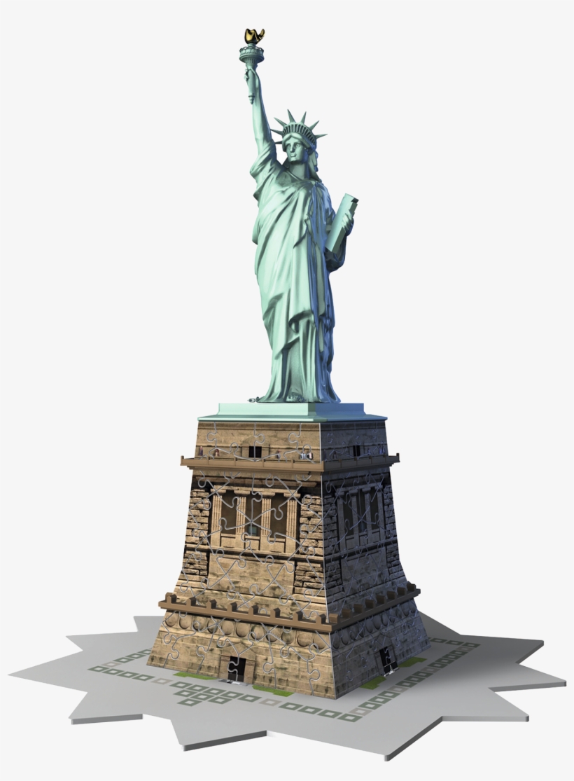 Rompecabezas 3d 108 Piezas Ravensburger - Ravensburger 3d Statue Of Liberty 216 Pieces, transparent png download