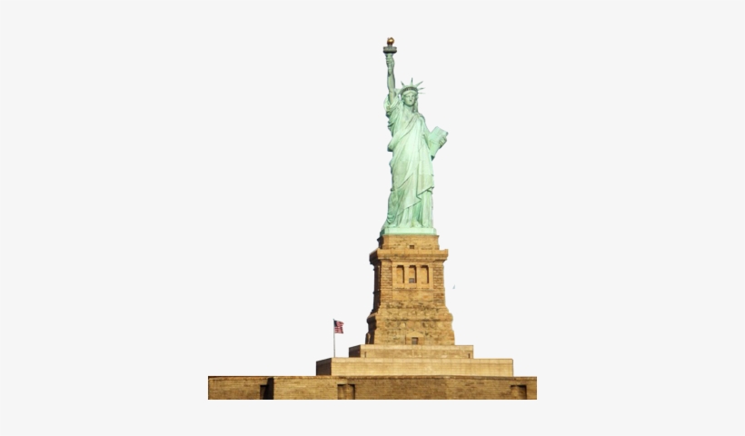 Estatua De La Libertad W Base Psd - Statue Of Liberty, transparent png download