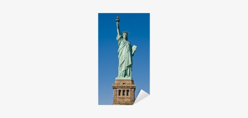 Vinilo Pixerstick Estatua De La Libertad, Nueva York - Statue Of Liberty, transparent png download