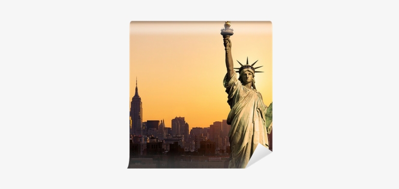 Fotomural Nueva York Estatua De La Libertad • Pixers® - Statue Of Liberty, transparent png download