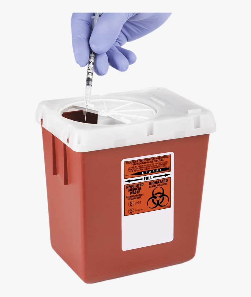 Manejo De Residuos Farmacéuticos - Sharps Container, transparent png download