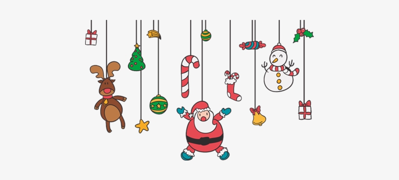 Vinilo Decorativo Adornos Colgantes De Navidad - Christmas Elf: Christmas Stories, Christmas Coloring, transparent png download