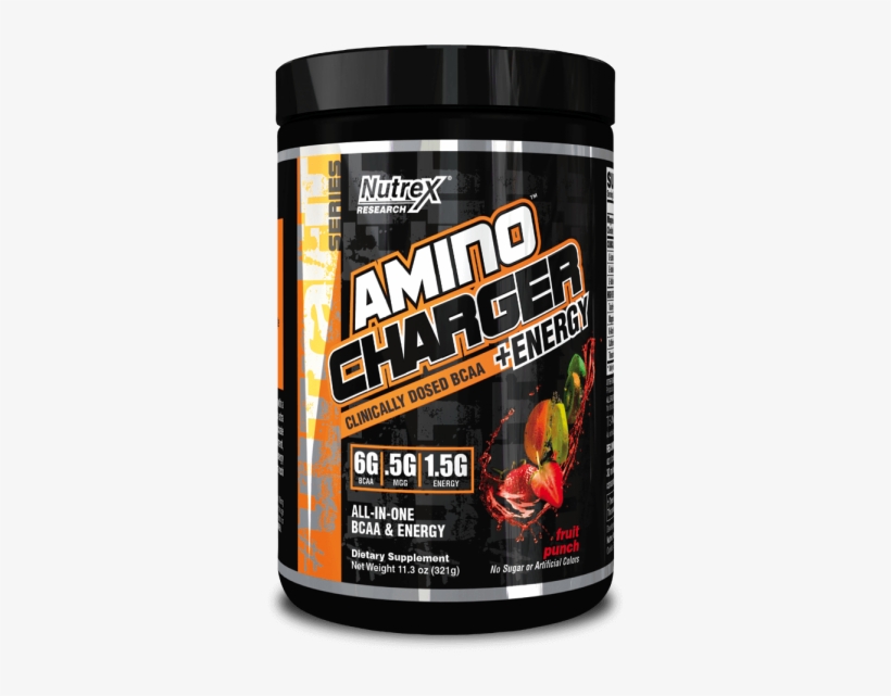Amino Charger Energy Fruit Punch - Amino Charger Energy Nutrex, transparent png download
