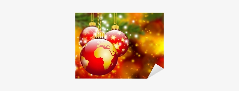 Vinilo Pixerstick Adornos Para Árboles De Navidad, - Christmas Day, transparent png download