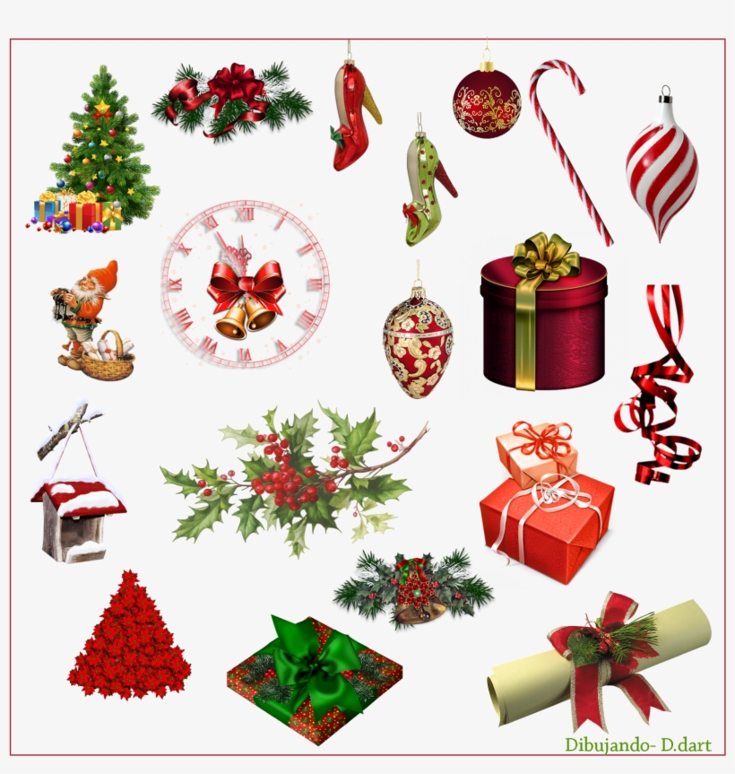 Didedart Elementos Decorativos De Navidad Png For Adornos - Christmas Day, transparent png download