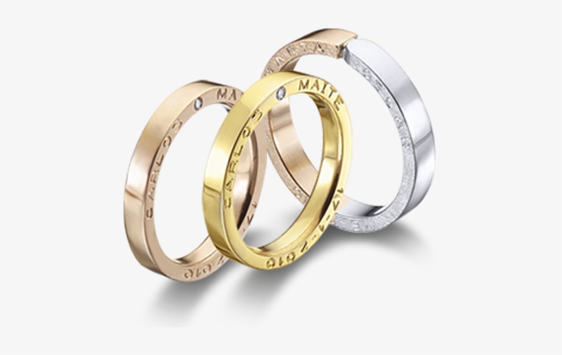 Por Si Esto Fuera Poco, En El Precio De Las Alianzas - Alianzas De Boda Con Nombres, transparent png download