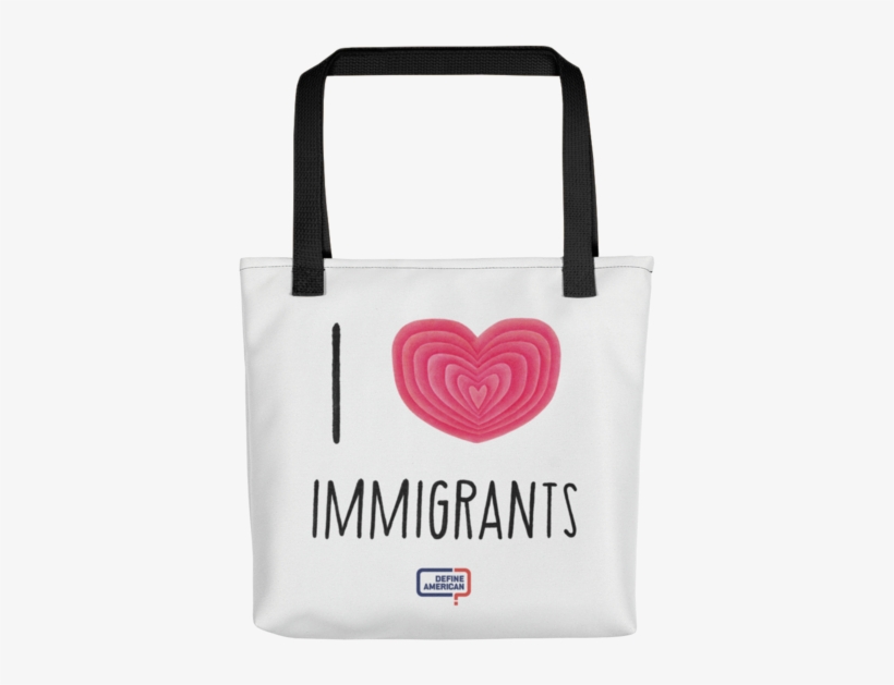 I ❤ Immigrants Tote - Tote Bag, transparent png download