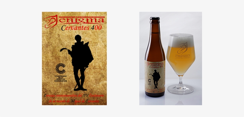 Enigma Cervantes400 Cerveza - Beer, transparent png download