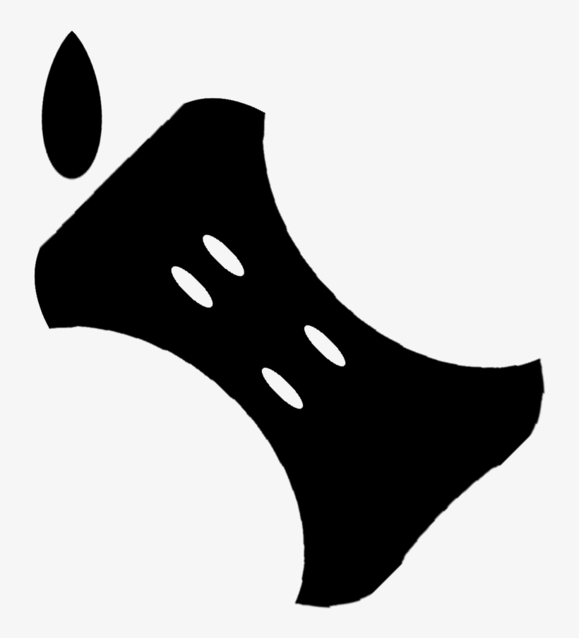 Leaf & Core Logo, An Apple Core With A Leaf - Hard Core Logo, transparent png download