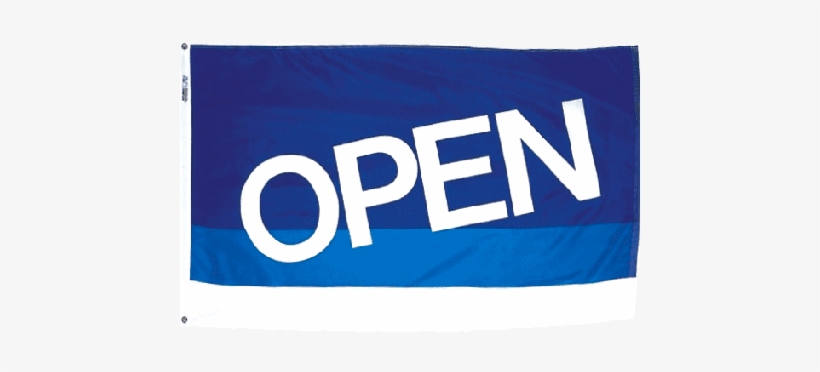 Open Flag, Shades Of Blue - Blue Open Flag, transparent png download