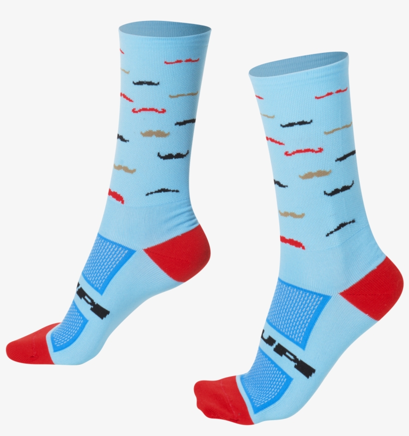 Meia Hupi Azul Bigode, transparent png download