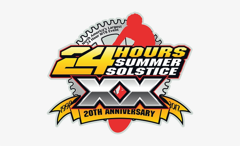 24 Hour Logo 20th Anniv - 24 Hour Summer Solstice, transparent png download
