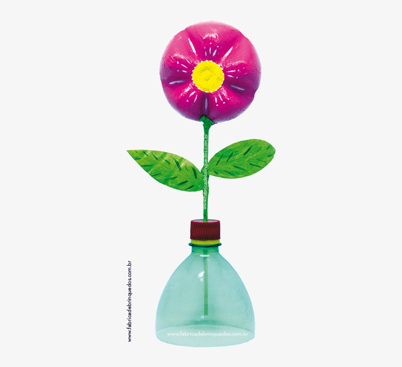 Flor E Vaso Manualidades Material Reciclado, Manualidades - Manualidades De La Primavera Con Reciclaje, transparent png download
