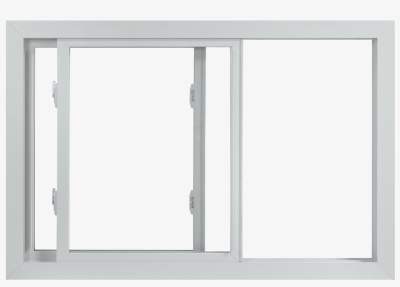 Wallside Windows Double Sliding Window - Double Slider Window, transparent png download