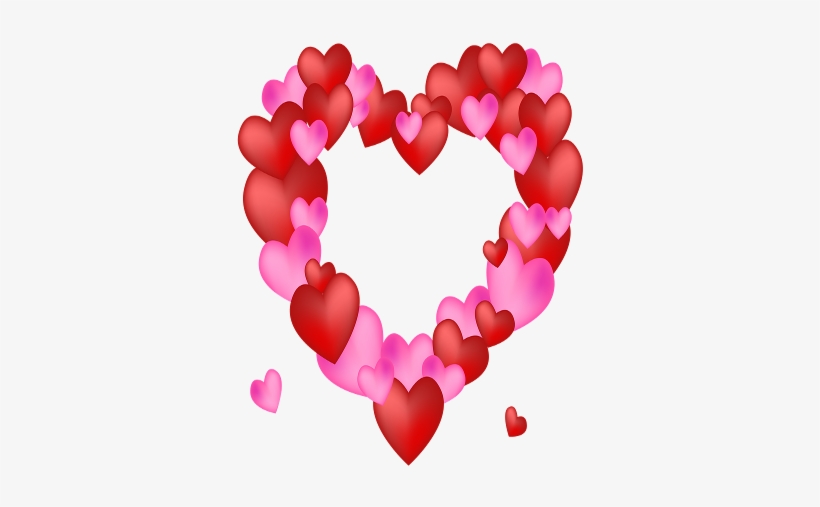 Marcos Del Día De La Madre - Dark Pink Heart With Transparent Background, transparent png download