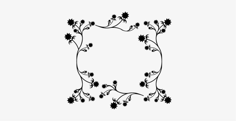 Vinilo Decorativo Marco Flores - Decorativo Marcos, transparent png download