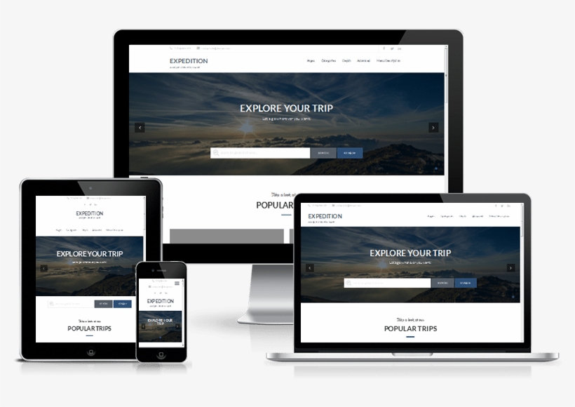 Expedition Pro - Website Across Multiple Devices, transparent png download