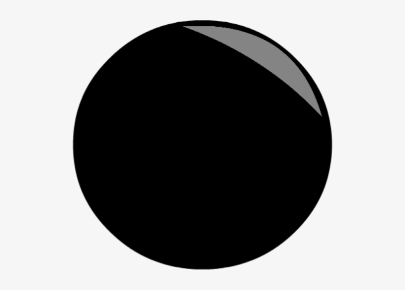 Black Ball Body - Filled In Circle Transparent, transparent png download