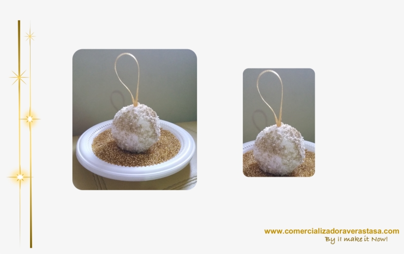 Bolas De Navidad, Hechas A Mano, Con Delicada Mostacilla, - Earrings, transparent png download