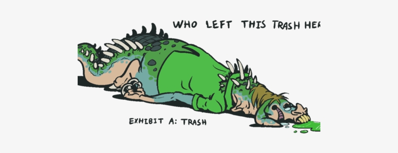 A Pile Of Trash - Alligator, transparent png download