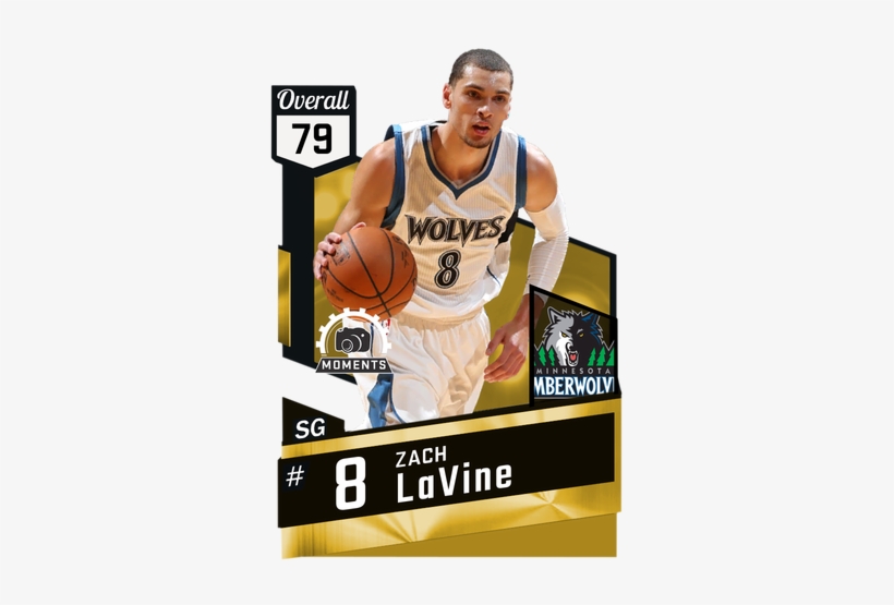 Zach Lavine Gold Card Shawn Bradley Nba 2k17 PNG Image Transparent