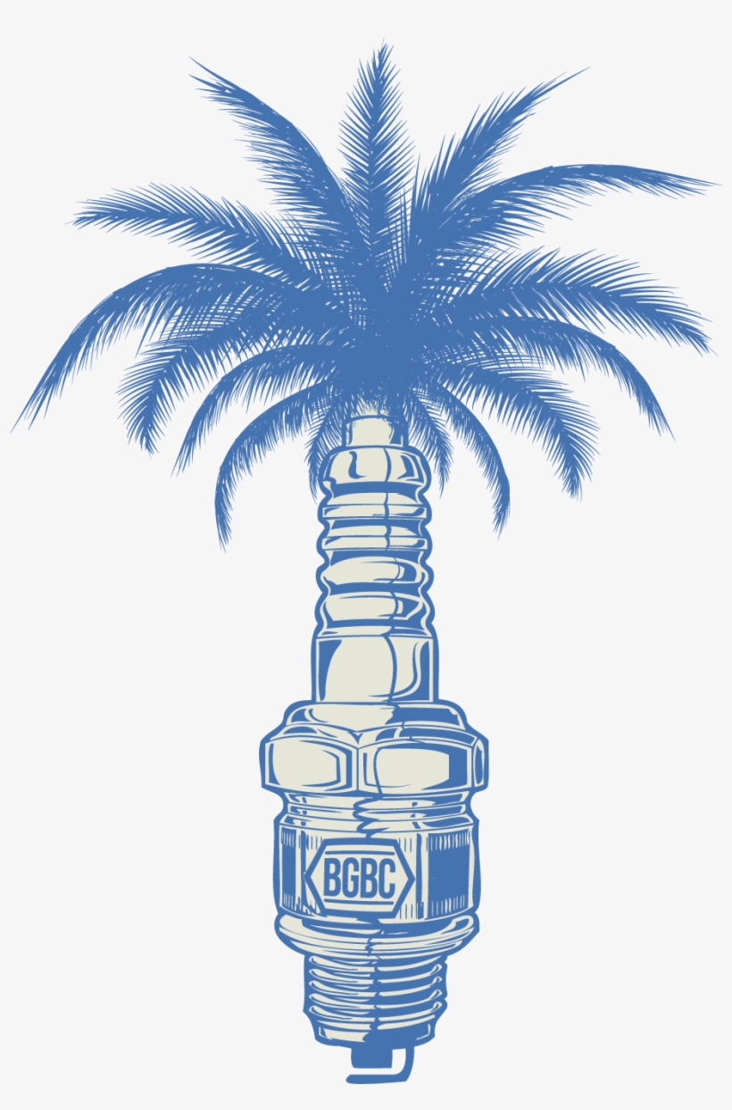 Pistons Palm Beach Grease Beer Co - Hand Drawn Palm Tree, transparent png download
