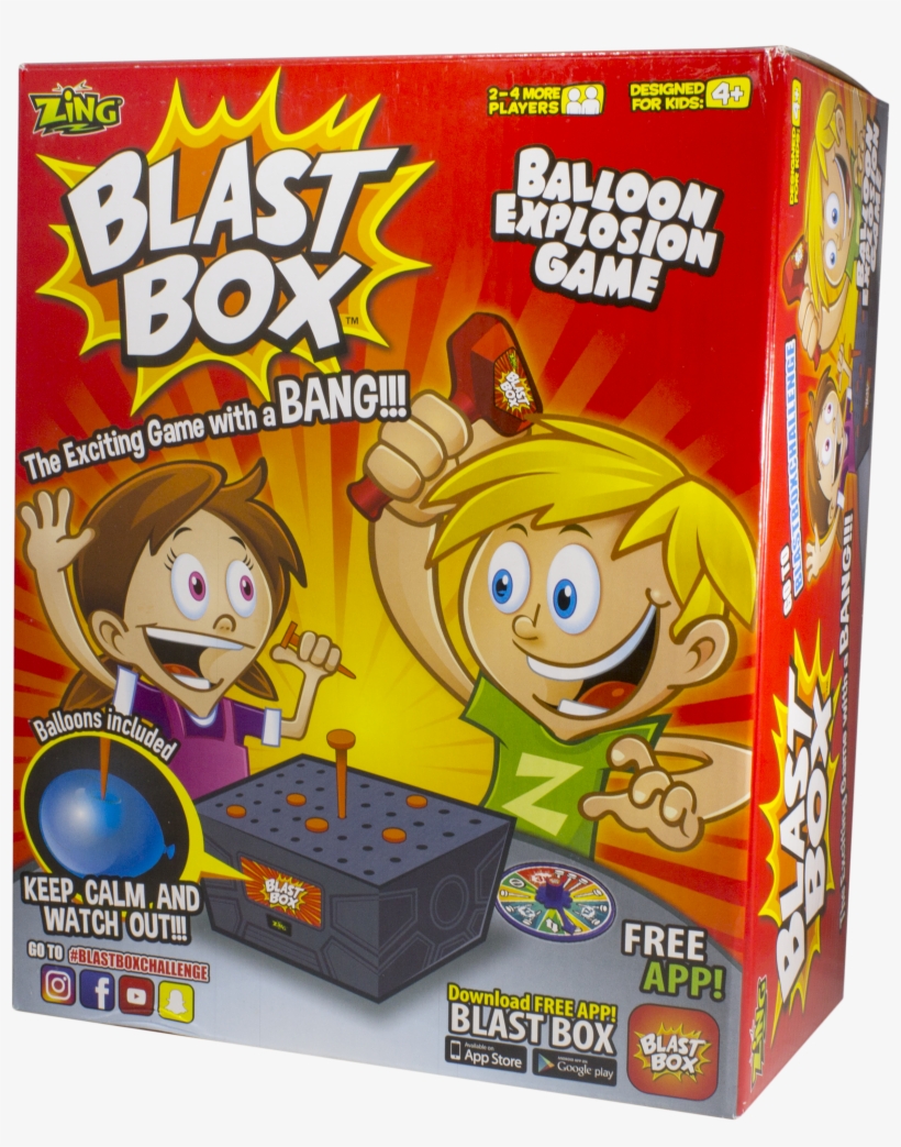 Make Family Game Time A Blast With Blast Box - Zing Blast Box Game, transparent png download