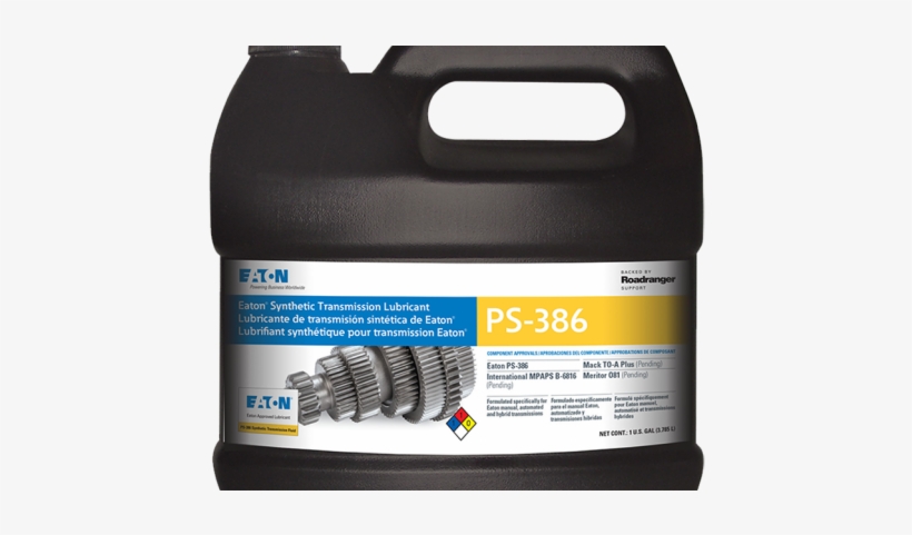 Eaton39s Ps386 Heavyduty Synthetic Transmission Fluid - Ps 386 Synthetic Transmission Lubricant, transparent png download