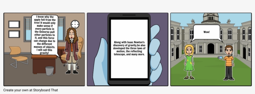 Isaac Newton Part - Storyboard, transparent png download