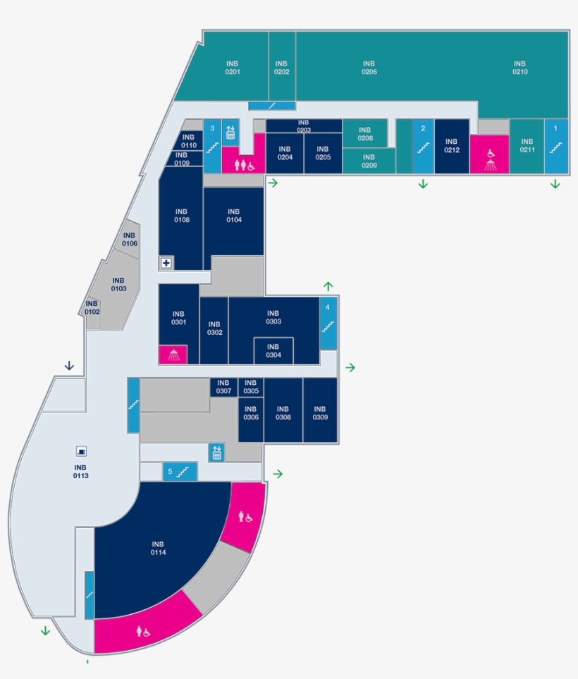 0 - Ground Floor - Lincoln University Isaac Newton Building Map, transparent png download